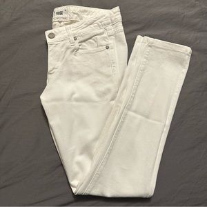 Paige Skyline Skinny - White